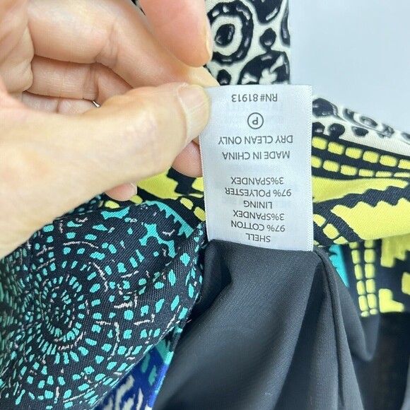 Plenty by Tracy Reese Anthropologie Dress  Size 2 Multi Color New Moon Tribal - Picture 9 of 10
